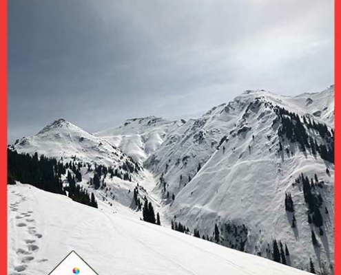 ویدیو ارسالی زیبا از آقای علی سالار از کوهستان های برفی✔️ طبیعت زیبا در زمستان